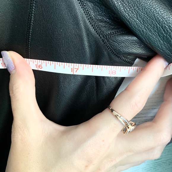 Cole Haan Wing Collar Leather Jacket - Picture 16 of 16